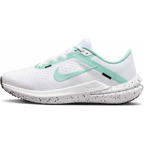 Nike Winflo 10 Women's Road Running Shoes, White/Mint/Speckle, Size 10M