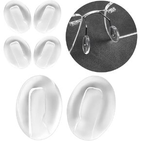Nose Pads Replacement for Silhouette Eyeglasses Eyewear Nose Pieces Glasses Eyeglasses Plug-in Nose Bridge Pads (11 * 8mm)
