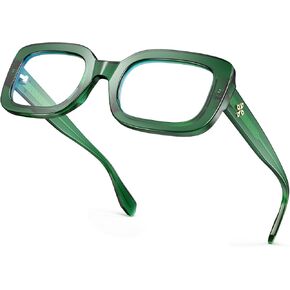 Visoone Rectangle Blue Light Corkes Glockes Square Square Computer Glasses Obintage Wy Men Harmony