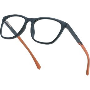 FEISEDY Sports Blue Light Glasses for Men TR90 Lightweight Eyewear Frame Anti Glare Computer Glasses B0232