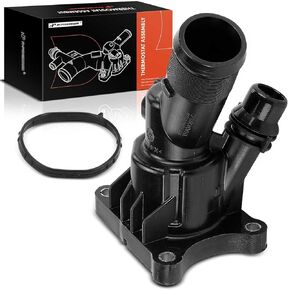 A-Premium Toolant Toolant Thermostat Association مع ختم متوافق مع Volvo XC60 ، XC90 ، S60 ، XC40 ، XC70 ، S80 ، S90 ، V60 ، S60 Cross Country ، V60 Cross Country ، V90 ، V90 Cross Country