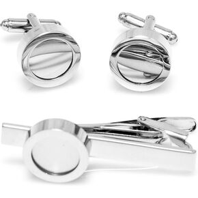 MRCUFF Picture Photo Holder Display Cufflinks & Tie Bar Clip in a Presentation Gift Box