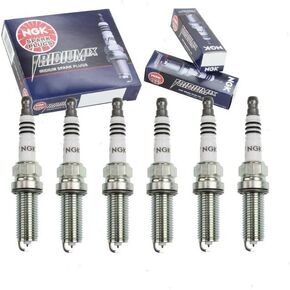 6 pc NGK Iridium IX Spark Plugs compatible with Nissan Pathfinder 3.5L V6 2013-2020