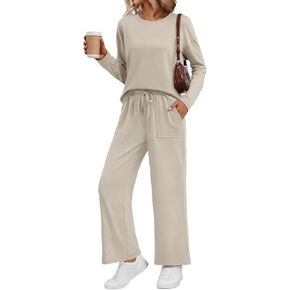 Lillusory Women's تعرق 2 قطعة من صالة مطابقة مجموعات العرق مجموعات العرق غير الرسمية in Kuwait