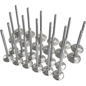 Intake Exhaust Valves, 24Pcs Engine Intake & Exhaust Valves Kit Fits For Mercedes Benz C350 E350 R350 S350 3.5L 2005-2015, Replaces 2720500627,2720500827