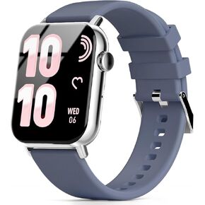 Smart Watches for Women, 1.83" HD Fitness Tracker (Answer/Make Calls), 120+ Sport Modes with Heart Rate/Sleep Monitor, IP68 Waterproof, Fitness Watch for iOS Android, Rose Gold