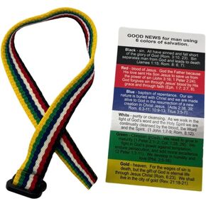 Westmon Works Plan of Salvation Bracelet Wristband and Inspirational Prayer Card Set Christian Youth Fashion Accessory