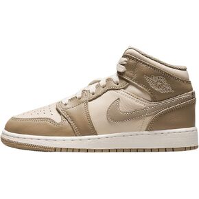 Jordan Big Kid's 1 Mid Legend LT Brown/Khaki-Phantom (HF4781 203) - 5.5