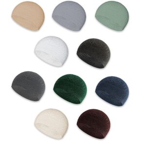 10 Pieces Kufi Hats for Men Muslim, Cotton Breathable Cap for Muslim Men and Women, Muslim Clothes