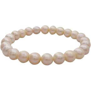 YING LAN Cultured Freshwater Pearl Stretch Bracelet 8 Inch For Women Ladies Accessories Jewelry
