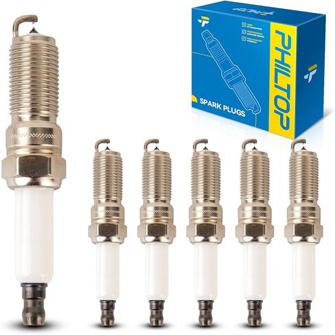 PHILTOP Iridium Ix Spark Plug - 4 عبوات لـ Yukon 2000-2014، Tahoe 2000-2014، S10 Sonoma 1998-2003، Ranger 1983-2009، Cavalier 1998-2002، B2300 2001-2009، L4، لشمعات الإشعال 7397 TR5IX in Kuwait