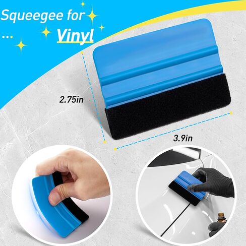 مجموعة تظليل النوافذ مكونة من 13 قطعة، مجموعة أدوات تغليف الفينيل، أدوات تظليل النوافذ، أدوات تطبيق مجموعة الصبغة لأفلام الفينيل، نوافذ السيارات، غشاء نافذة الزجاج الملون، ورق الحائط، بما في ذلك ممسحات الفينيل in Kuwait