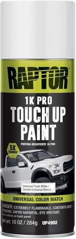 Raptor 1K Pro Universal Touch Up Paint Spray, Professional Grade, Tough & Durable, Extra Protection, Black in Kuwait