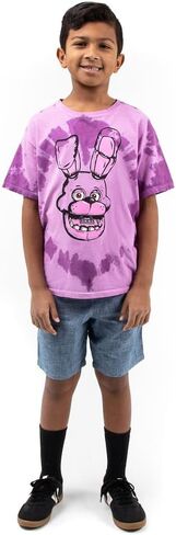 Five Nights at Freddy's Bonnie The Bunny Tie Dye Youth Boy's Short Sleeve Tee in Saudi Arabia