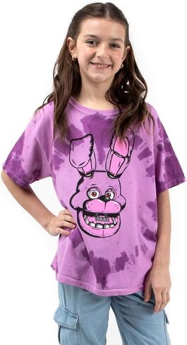 Five Nights at Freddy's Bonnie The Bunny Tie Dye Youth Boy's Short Sleeve Tee in Saudi Arabia