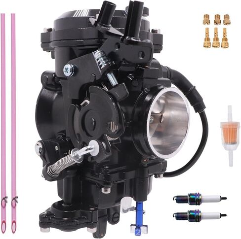 CV40 Carburetor for Harley Davidson Sportster 883 XL883 Sportster 1200 XLH1200,1988-2016 Dyna & FXR,1988-2017 Softail,1988-2016 Touring,1998-Up Sportster Electra Glide Fatboy 27490-96 27490-04 (Black) in Saudi Arabia