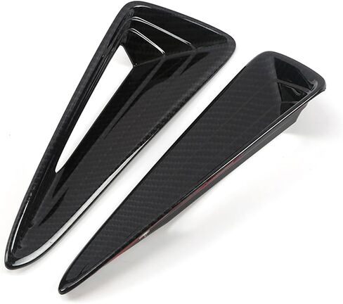 Car Accessories Exterior Decoration Front Fog Light Lamp Frame Cover Trim (Carbon Fiber Style) Fit for Toyota C-HR CHR 2018 2019 ABS 2 PCS in Saudi Arabia