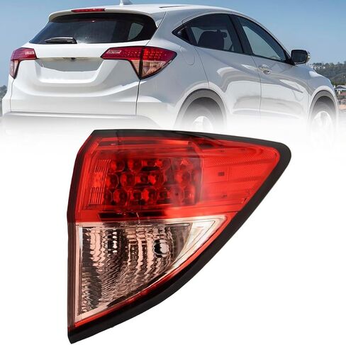 تجميع مصباح الذيل الجانبي الأيمن من 2016-2022 Honda HR-V HRV ، مصباح خلفي خلفي خارجي ، OE #: 33552-T7S-A01 ، HO2804109 (جانب يمين/باسجر الخارجي) in Kuwait