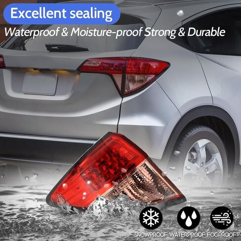 تجميع مصباح الذيل الجانبي الأيمن من 2016-2022 Honda HR-V HRV ، مصباح خلفي خلفي خارجي ، OE #: 33552-T7S-A01 ، HO2804109 (جانب يمين/باسجر الخارجي) in Kuwait