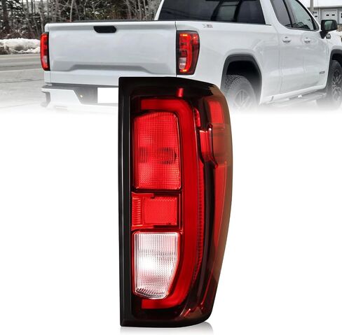 Boine Tail Light Compatible With 2019 2020 2021 2022 2023 2024 GMC Sierra 1500 2500HD 3500HD Right Passenger Side Rear Brake Light (Halogen Type - Right Passenger Side) in Saudi Arabia