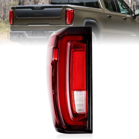 Boine Tail Light Compatible With 2019 2020 2021 2022 2023 2024 GMC Sierra 1500 2500HD 3500HD Right Passenger Side Rear Brake Light (Halogen Type - Right Passenger Side) in Saudi Arabia