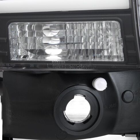 AKKON - For 99-04 Ford F250 F350 F450 F550 SuperDuty Pickup LED Tube Bar Black Projector Headlights Pair LH+RH in Saudi Arabia