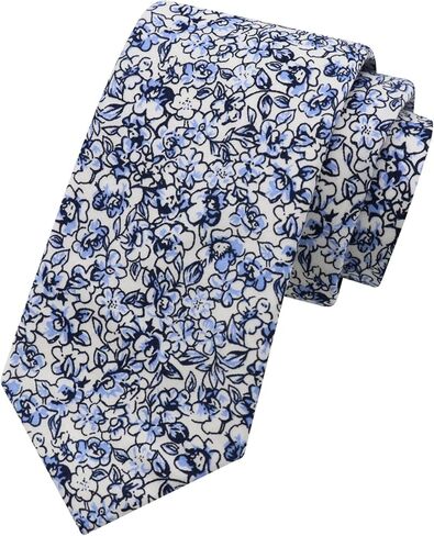 Tie for Men Cotton Vintage Floral Men's Neckties, 2.56" Skinny Ties for Men Accessory Wedding Formal Casual Party in Saudi Arabia