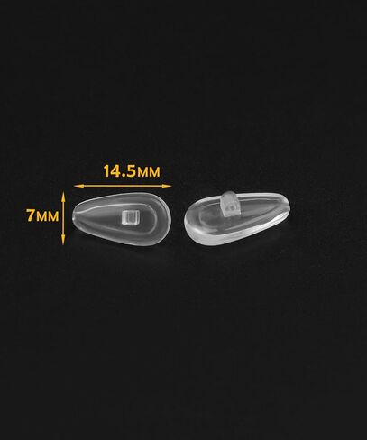 6 Pairs Nose Pads Replacement for Oakley Wire Tap 2.0 OX5152 Eyeglasses Frame, Silicone Soft Clear Nose Pieces Screw in in Saudi Arabia