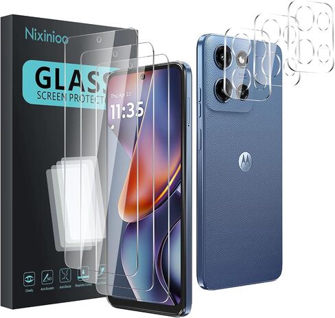 3 قطع واقي شاشة من الزجاج المقوى لهاتف Motorola Moto G Stylus 5G 2024، مضاد لبصمات الأصابع، صلابة 9H، مقاوم للخدش، سهل التركيب، خالي من الفقاعات in Kuwait