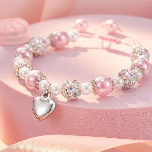 HGDEER Natural Stone Bracelets, Trendy Birthday Teen Girl Gift Ideas with Quote Card in Saudi Arabia