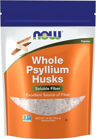 NOW Supplements, Whole Psyllium Husks, Non-GMO Project Verified, Soluble Fiber, 10-Pound in Saudi Arabia