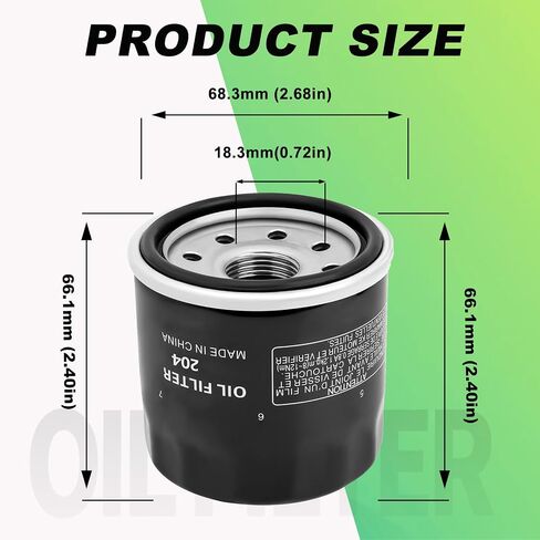 5GH-13440-61-00 Oil Filter 5GH-13440-60-00 16097-0007 15410-MFJ-D01 for Honda GXV530 CBR600RR 1000RR,Yamaha YZFR1 R6 Grizzly YFM350 450 550 660 700,Kawasaki KVF360 KVF650 Prairie, 2PCS in Saudi Arabia
