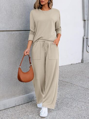 Lillusory Women's تعرق 2 قطعة من صالة مطابقة مجموعات العرق مجموعات العرق غير الرسمية in Kuwait