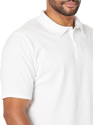 Hanes mens X-temp Performance Polo, Cotton Blend Sport Shirt for Men With Odor Control in Kuwait