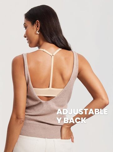 Dobreva Women's Mesh Front Front Racerback Bra Lace Trim Unlize Underwire Sexy Gradund in Kuwait