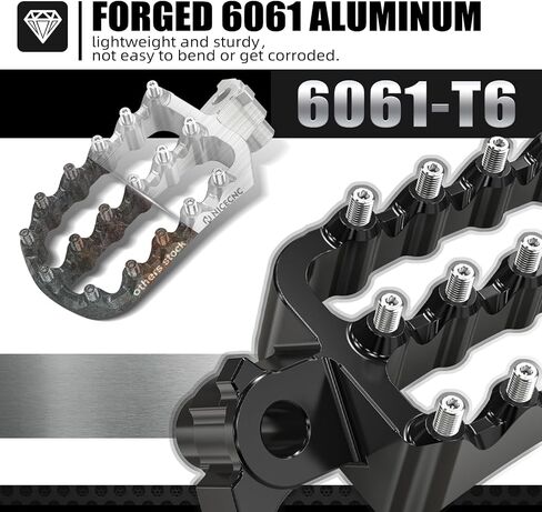 Black Wide Foot Pegs Footrest Compatible with Yamaha Tenere700/XTZ 700 2019-2024,Tenere 700 Rally Edition 2020 2021 2022 2023 2024,Lengthened Enlarged Footpeg 6061 Aluminum CNC in Saudi Arabia