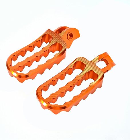 أوتاد قدم القدم السوداء من الألومنيوم مسند قدم كبير متوافق مع KTM 125-500 XC/XCF/SX/SXF/EXC/EXCF 2017-2022 ، Husqvarna 125-501 TX/FX/TE/FE/FC in Kuwait