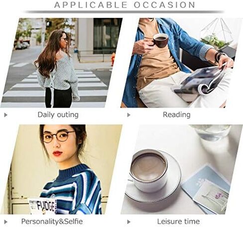 Eyeglasses for women men non prescription glasses high fashion glasses acetate stylish glasses round in Saudi Arabia