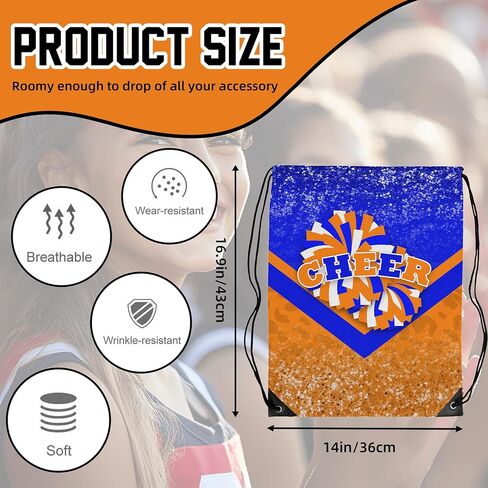 Cheer الرباط على الظهر 6pcs التشجيع الرباط صالة الألعاب الرياضية البهجة إكسسوارات الهدايا المشجعين للمصفقين (النبيذ والأسود) in Kuwait