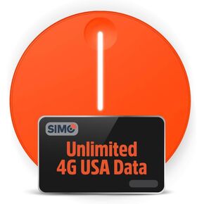 SIMO Solis 4G WiFi Mobile Hotspot for Travel, Local and International Coverage Router, Multi-Carrier Access, No Contract or SIM Card Required, 16 Connected Devices + 1 Year of USA Unlimited Data