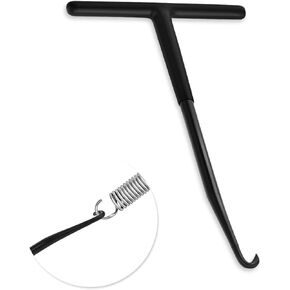 Motorcycle Exhaust Spring Hook Black T Handle Exhaust Spring Hooks Puller with Rubber Coating for Motorcycle Dirt Bike Removal Installation