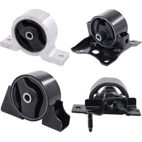 APPERIANPAR 4PCS محرك محرك المحرك ومجموعة التثبيت التلقائية لنيسان Sentra 1.8L 2000-2006