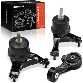 A-Premium 3PCS محرك محرك MOTEL MOTUL MOUNT STING STRUM STRUT TORQUE متوافق مع تويوتا كامري 2004-2006 ، SOLARA 2004-2008 و LEXUS ES330 2004-2006 ، 3.0L 3.3L ، # 1237220070 ، 12372008080