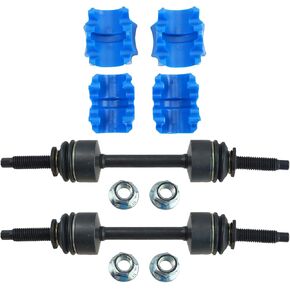 TRQ Front Supension Kit Sway Bar Brating Set Sway Bar Bar Link متوافق مع 2009-2014 Ford F-150