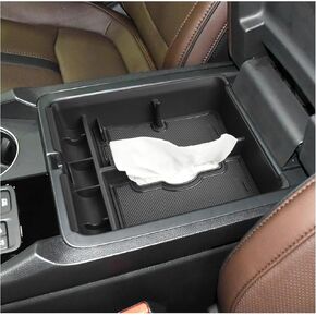 SXCY for 2024 2025 Honda Ridgeline/Passport Center Console Organizer لـ Honda Ridgeline 2024 2025 Accessories Console Tresole for 2024 2025 2026 Passport Armstories Console Organizer (Black)