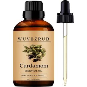 Cardamom Essential Oils 60ML, Pure Cardamom Essential Oil for Aromatherapy Diffuser - 2 Fl Oz