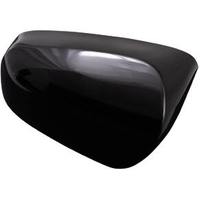 Brock Aftermarket Replacement Driver Left Mirror Cover Paint to Match Black without Signal Compatible with 2014-2019 Toyota Corolla