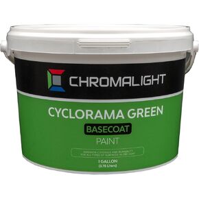 Cyclorama Green Basecoat chroma key Paint - أول طلاء مصنوع من اللون الأخضر مع صفات تمهيدية لمفتاح Chroma - 1 جالون