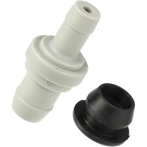 PCV Valve Grommet Kit Exhaust Positive Crankcase Ventilation Valve Fittings for Toyota Corolla 1993-1997 No.1220415050/9048018001 Gray Auto Accessories