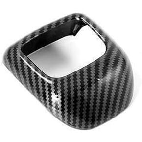 for Nissan Pathfinder 2022-2025 Carbon Fiber Black Gear Shift Knob Shifter Cover Trim 1pcs Car Accessories